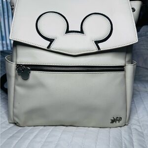 Freshly Picked Cream and Black Kids Backpack